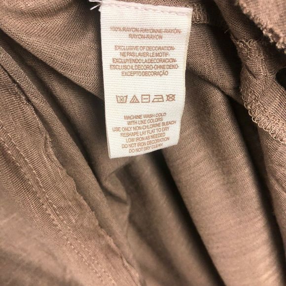 Free People Long Sleeve Studded Tunic  S Brown - Picture 3 of 6